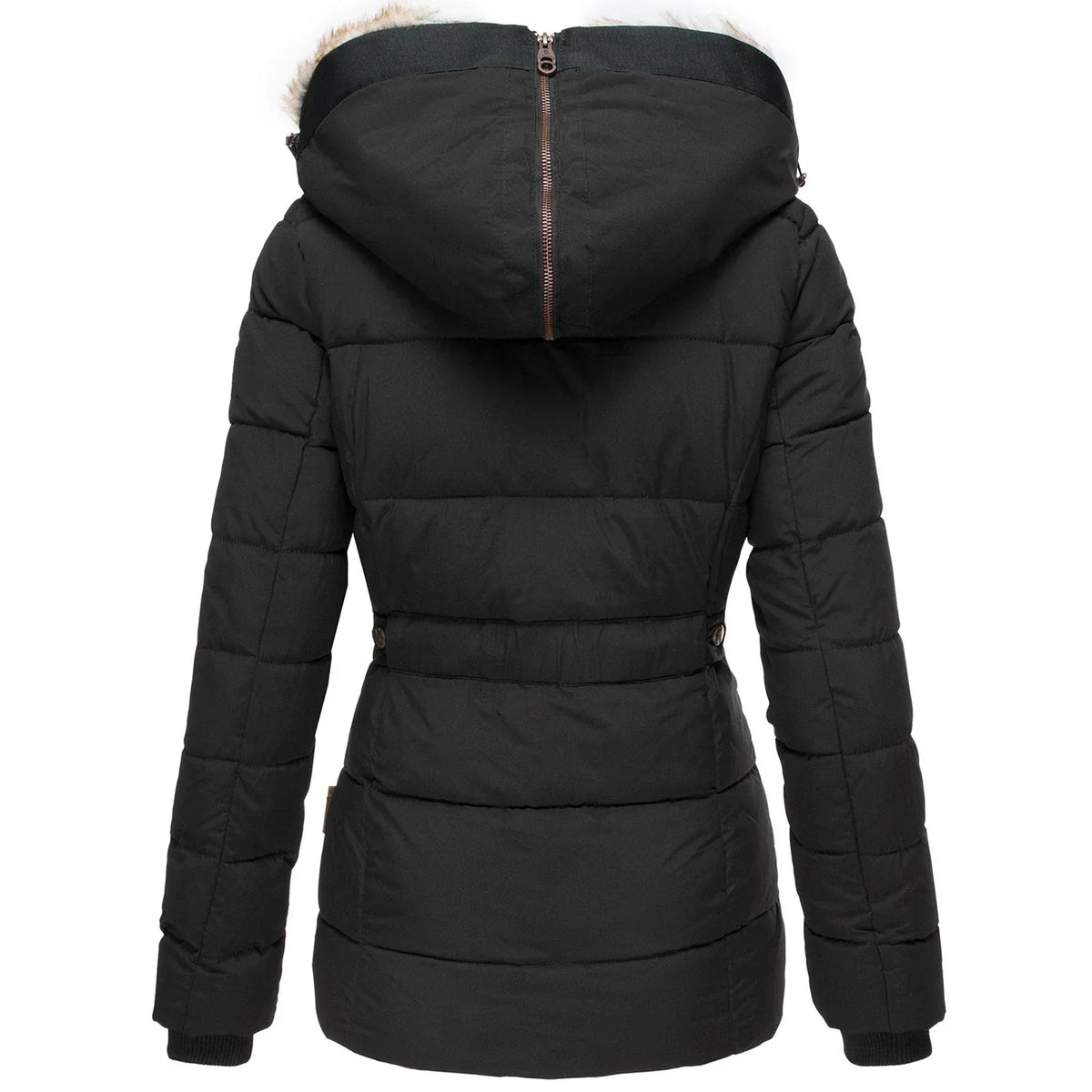 Cazel | Manteau d'hiver chaud avec doublure en fourrure