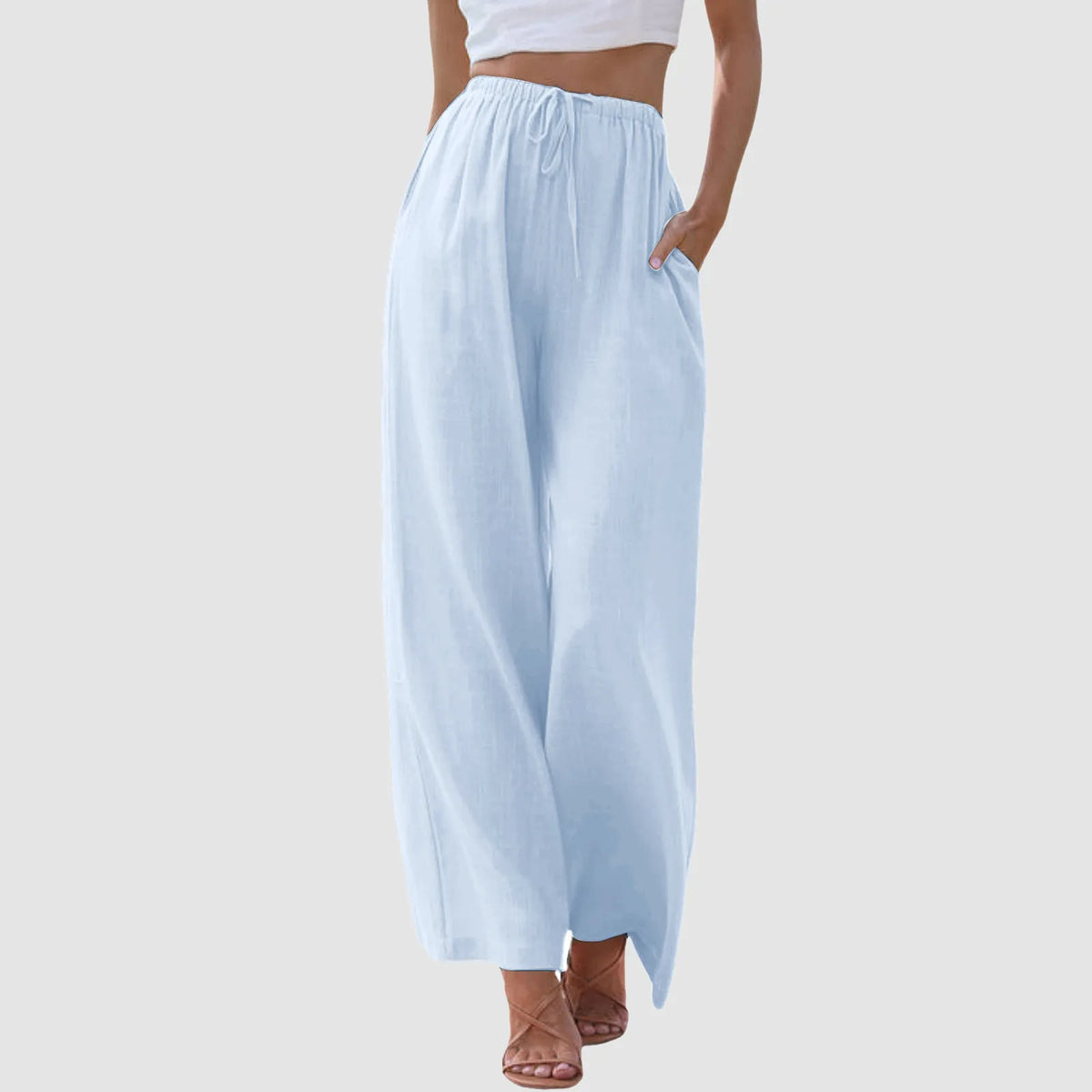 Cazel | Pantalon taille haute à jambes larges