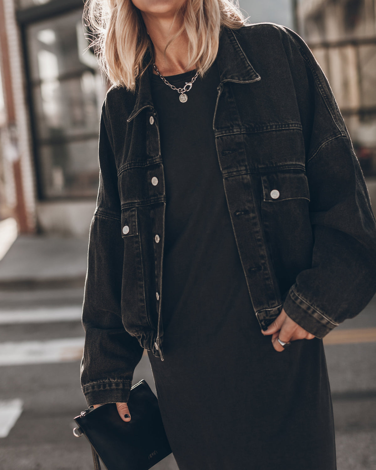 The Black Denim Jacket