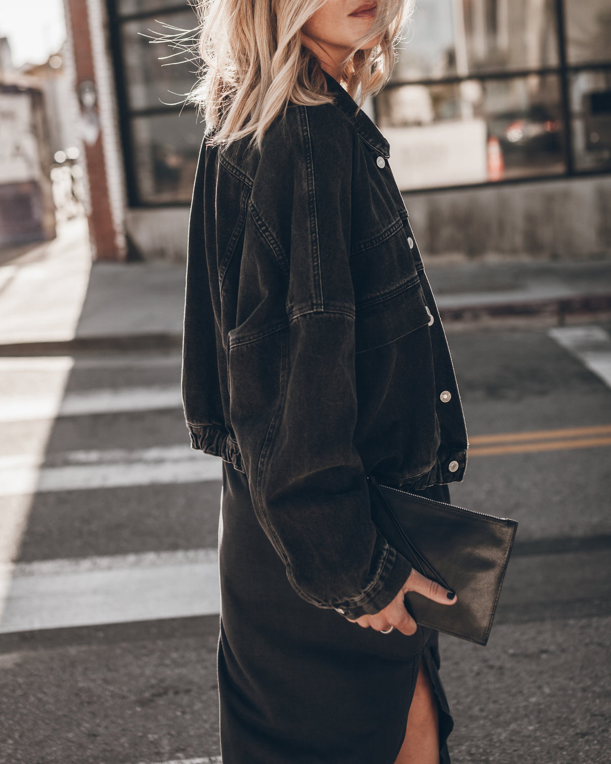 The Black Denim Jacket