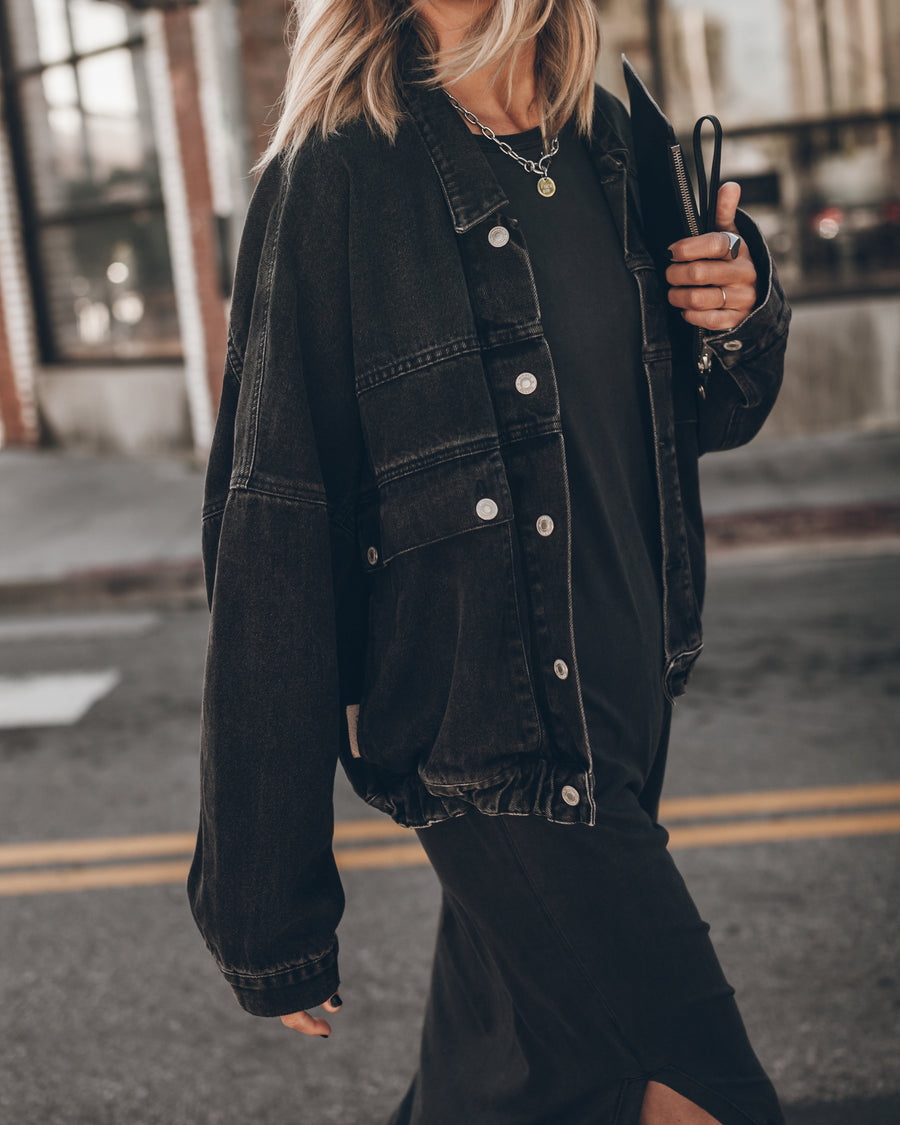 The Black Denim Jacket
